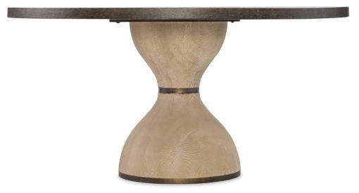 Hooker Furniture Miramar Point Reyes 60" Botticelli Dark Wood Round Dining Table