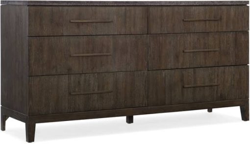 Hooker Furniture Bedroom Miramar Aventura Raphael Six-Drawer Dresser