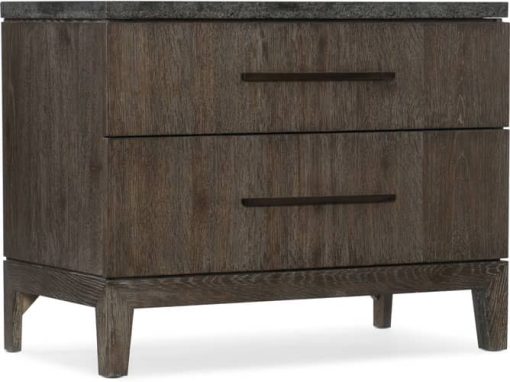 Hooker Furniture Bedroom Miramar Aventura San Marcos Stone Top Nightstand
