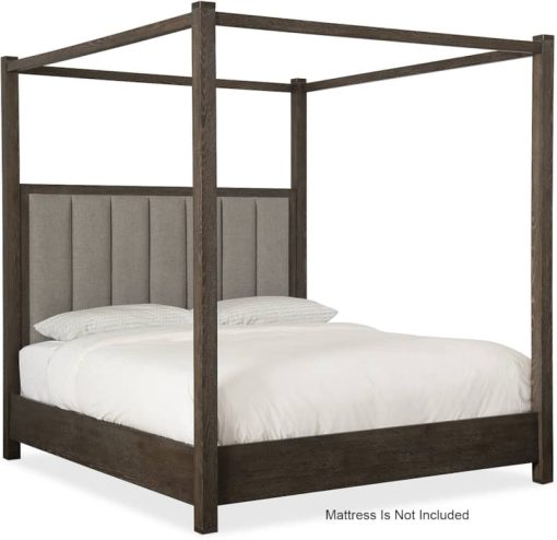 Hooker Furniture Bedroom Miramar Aventura Jackson King Poster Bed With Tall Posts & Canopy