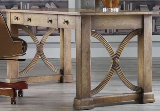 Hooker Furniture Light Wood Home Office Melange Architectural Writing Desk