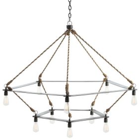 Arteriors McIntyre Natural Two Tiered Chandelier