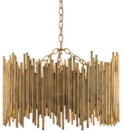 Arteriors Prescott Gold Leaf Pendant