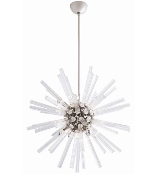 Arteriors Hanley Polished Nickel Small Chandelier