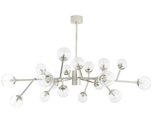 Arteriors Dallas Polished Nickel Medium Chandelier