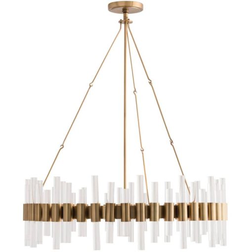 Arteriors Haskell Antique Brass Chandelier Ceiling Light