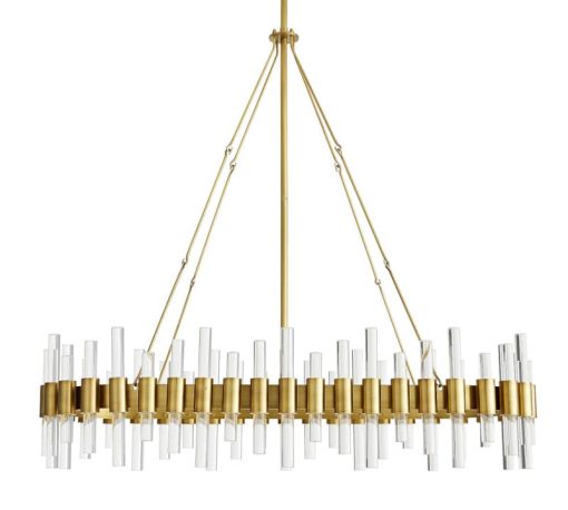 Arteiors Glass Exploration Haskell Oval Chandelier