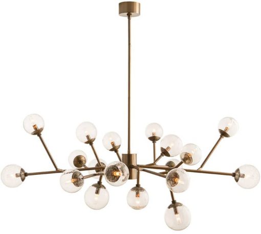 Arteriors Dallas Vintage Brass Medium Chandelier