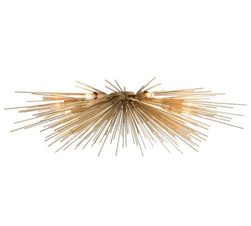 Arteriors Roxanne Antique Brass Flush Mount