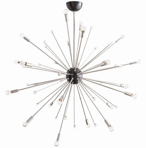 Arteriors Imogene Polished Nickel Large Chandelier