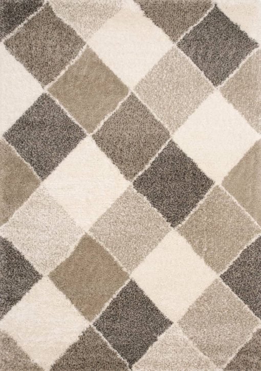 Kalora Maroq 7'10" X 10'10" Cream Beige Diamonds Rug