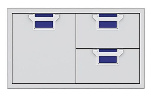 Hestan Aspire 36" Prince Outdoor Combo Storage Door And Double Drawer