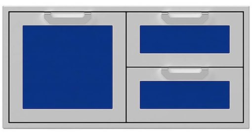 Hestan 42" Prince Outdoor Combo Storage Door And Double Drawer