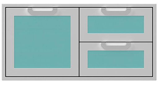 Hestan 42" Bora Bora Outdoor Combo Storage Door And Double Drawer