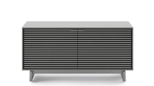 BDI Align Fog Grey Double Media Cabinet