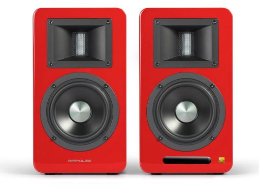 Edifier Airpulse A100 Red Hi-Res Audio Bluetooth Bookshelf Speakers (Pair)