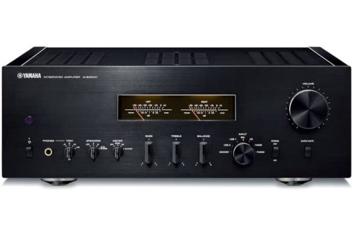 Yamaha Piano Black Integrated Amplifier