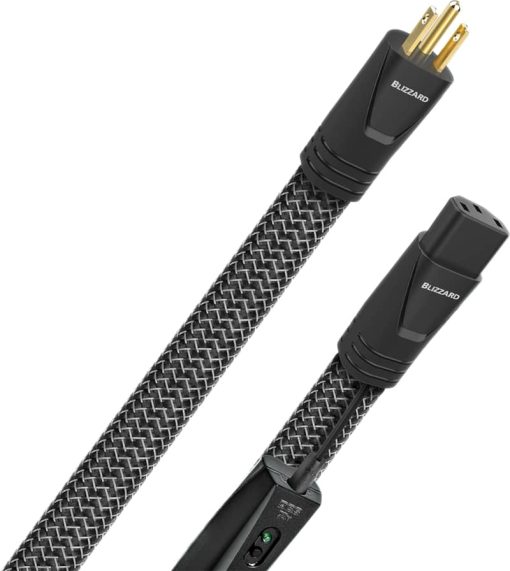 AudioQuest Blizzard 3.3 Feet Low-Z/Noise-Dissipation 3-Pole AC Power Cable