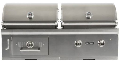 Coyote 50" Stainless Steel Natural Gas & Charcoal Hybrid Grill