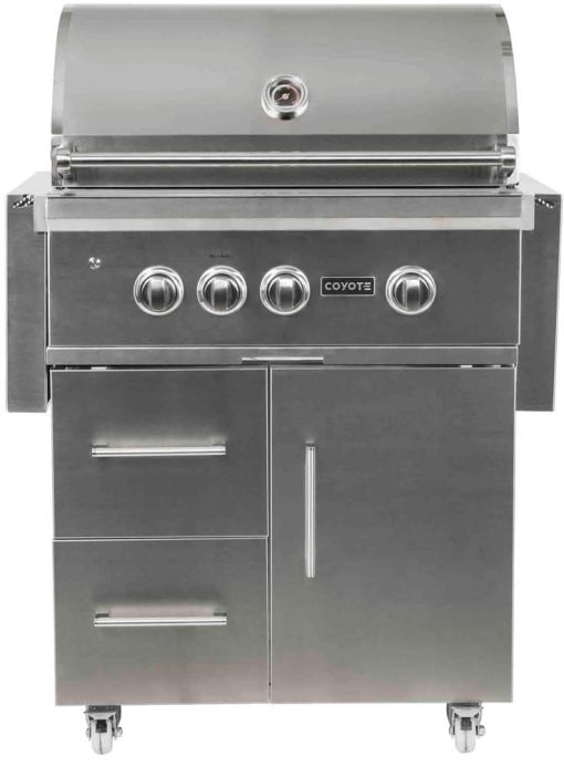 Coyote S-Series 30" Stainless Steel Freestanding Liquid Propane Gas Grill