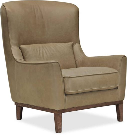 Hooker Furniture Living Room Glover Leather Club Chair
