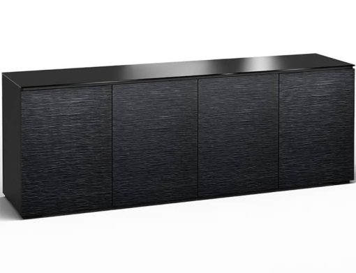Salamander Designs Chameleon Collection Chicago 347 Black Oak AV Cabinet