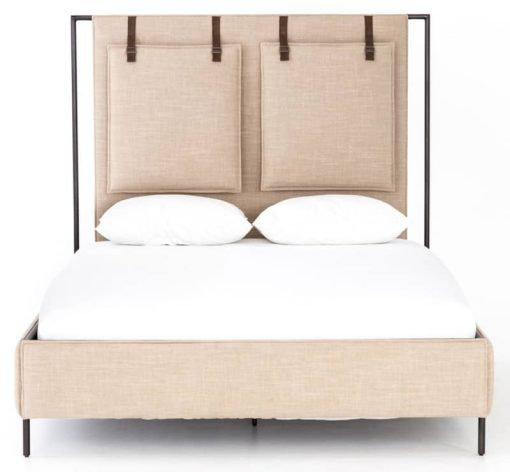 Four Hands Irondale Collection Leigh Upholstered Queen Bed - Image 2