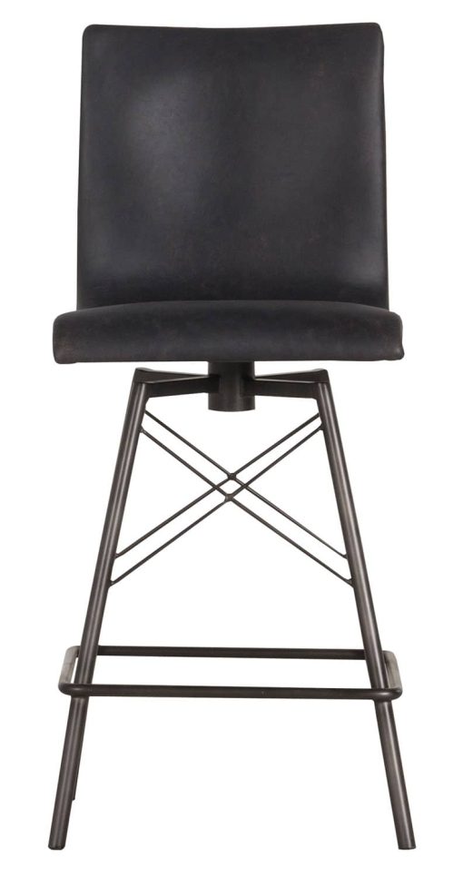 Four Hands Irondale Collection Rialto Ebony Diaw Counter Stool - Image 2