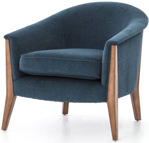 Four Hands Plush Azure Nomad Chair