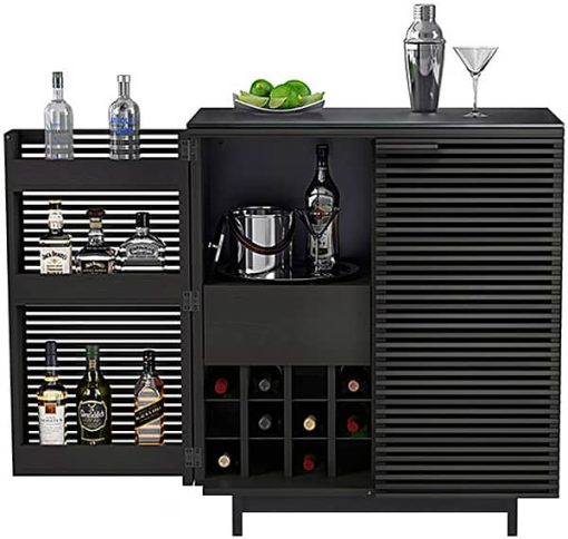 BDI Corridor Bar Charcoal Cabinet