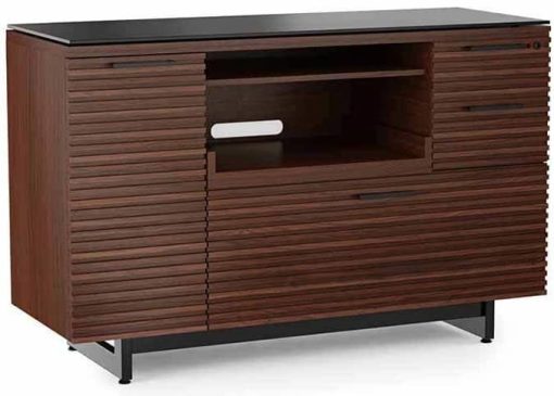 BDI Corridor Chocolate Stained Walnut Multifunction Cabinet