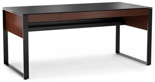 BDI Corridor Chocolate Stained Walnut Office Desk
