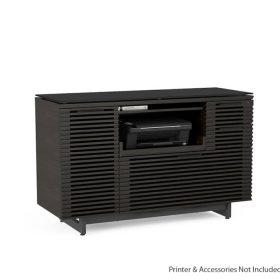 BDI Corridor 6520 Charcoal Stained Ash Multifunction Cabinet