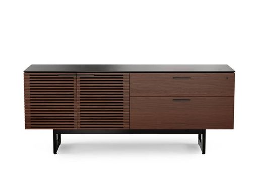 BDI Corridor 6529 Chocolate Stained Walnut Storage Credenza