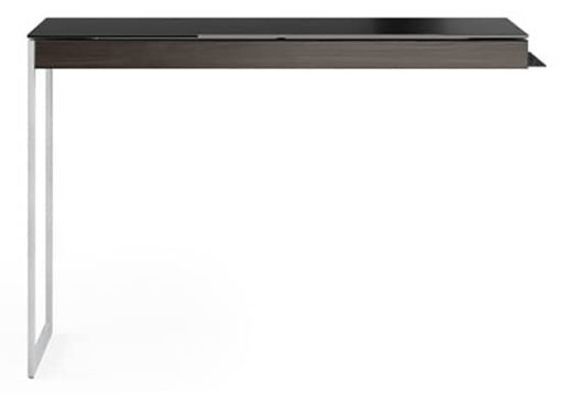 BDI Sequel 20 6112 Charcoal And Satin Nickel Desk Return