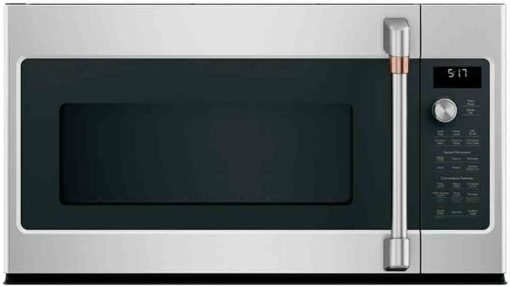 Cafe 2.1 Cu. Ft. Stainless Steel With Brushed Stainless Over-The-Range Microwave Oven
