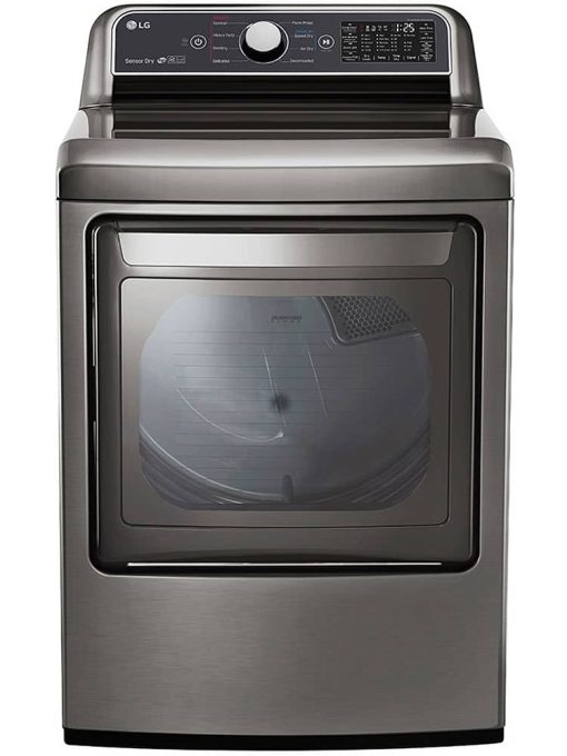 LG 7.3 Cu. Ft. Graphite Steel Smart Wi-Fi Enabled Gas Dryer With Sensor Dry Technology