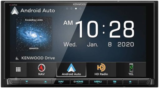 Kenwood eXcelon Reference Navigation DVD Receiver With Bluetooth & HD Radio