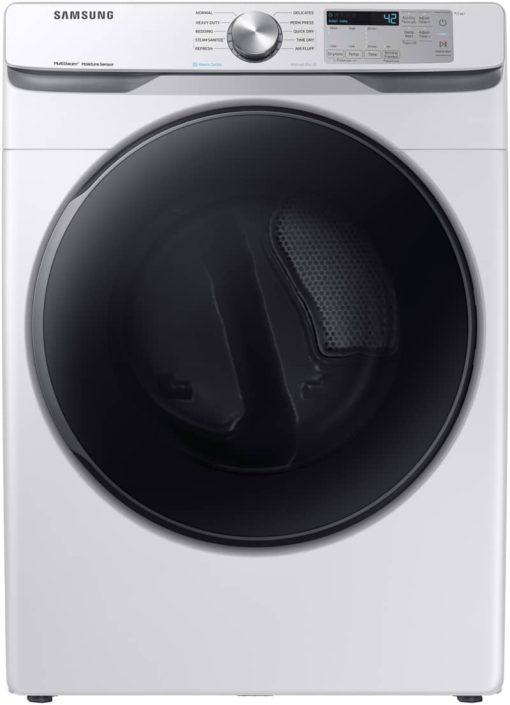 Samsung 7.5 Cu. Ft. White Front Load Electric Dryer With Steam Sanitize+