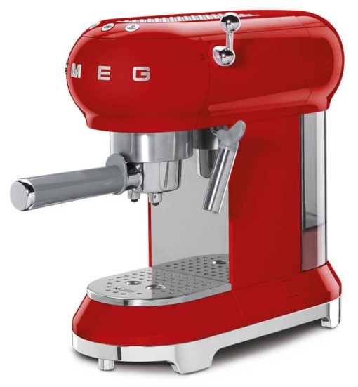 Smeg 50's Retro Style Red Espresso Machine
