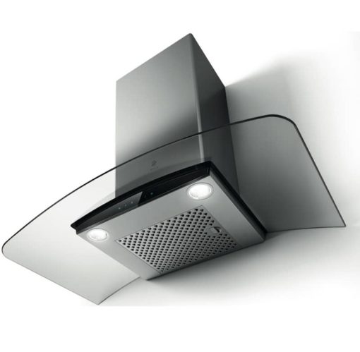 Elica Como 36" Stainless Steel & Black Glass Range Hood - Image 2