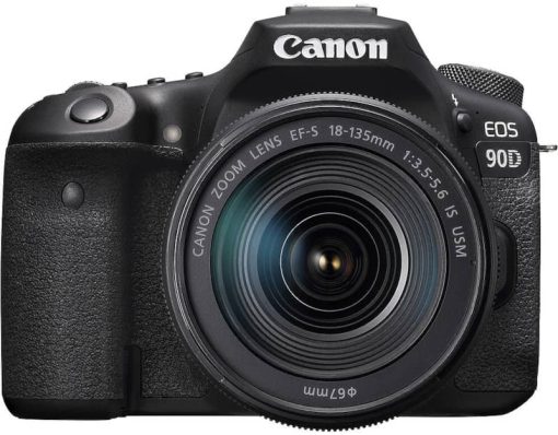 Canon EOS 90D Black DSLR Camera With EF-S 18-135mm f/3.5-5.6 IS USM Lens