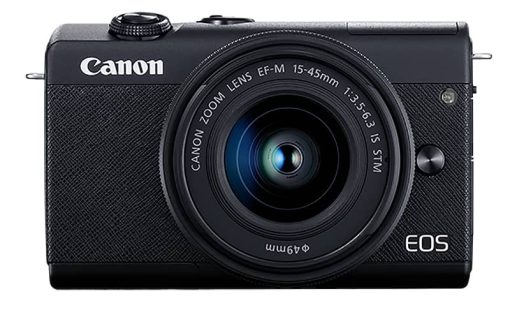 Canon Black EOS M200 EF-M 15-45mm IS STM Lens Kit