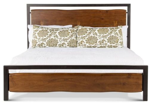 Home Trends & Design Aspen Walnut King Bed - Image 2