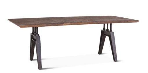 Home Trends & Design Carnegie 84" Band Saw Teak Dining Table