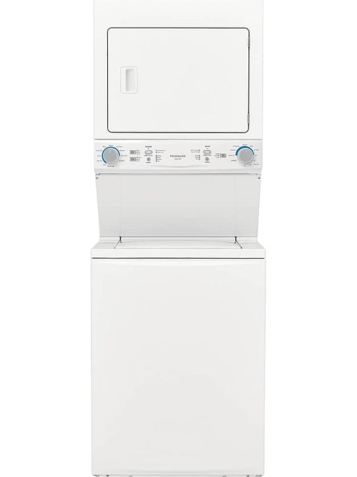 Frigidaire 27" White Stacked Washer And Electric Dryer Laundry Center