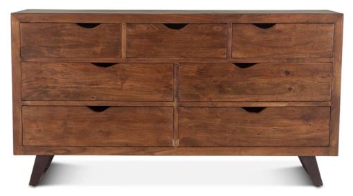 Home Trends & Design London Loft 71" Walnut Dresser - Image 2