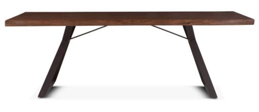 Home Trends & Design 94" Walnut  London Loft Dining Table - Image 2