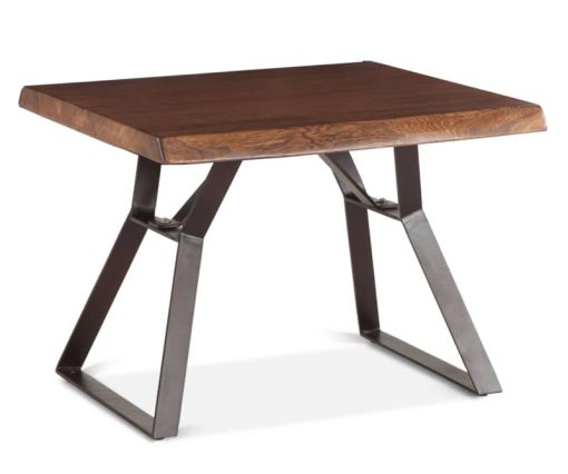 Home Trends & Design London 23" Walnut Loft Side Table