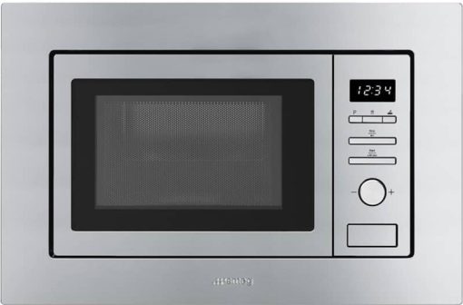 Smeg 24" Fingerprint-Proof Stainless Steel Built-In Microwave With Grill